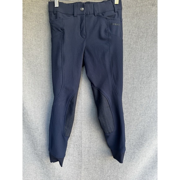 Ariat Pants - Girl's Ariat Equestrian Riding Pants Youth Size 10R Breeches Navy Blue